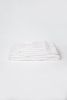 Omne Sleep 5-Piece White Microplush and Bamboo Split King Hypoallergenic Sheet Set