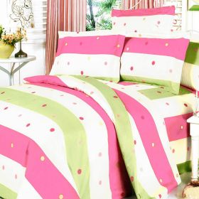 Blancho Bedding - [Colorful Life] 100% Cotton 5PC MEGA Duvet Cover Set (Twin Size)