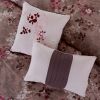 Andria 10 Piece Queen Size Comforter and Coverlet Set ; Brown and Pink; DunaWest