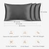 Silk Pillowcase for Hair and Skin 2 Pack, 22 Momme 100% Mulberry Silk & Natural Wood Pulp Fiber Double-Sided Design, Silk Pillow Covers with 600 Threa