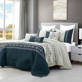 Levana 7PC COMFORTER SET (size: QUEEN)