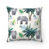 Lucky Elephant Two Color Sided Cushion Home Decoration Accents - 4 Sizes