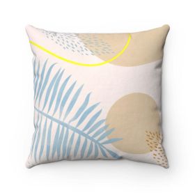 Blue Leaf Cushion Home Decoration Accents - 4 Sizes (size: 20" x 20")