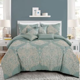 Lycoris 7PC COMFORTER SET (size: KING)